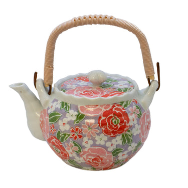 Pink Bouquet Dobin Japanese teapot