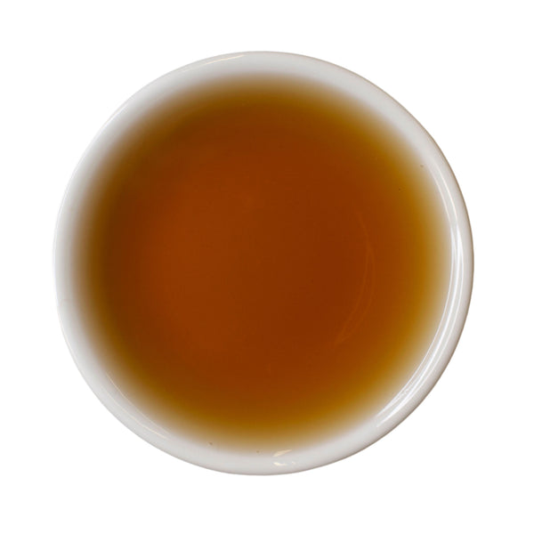 Steeped cup Grasshopper black tea