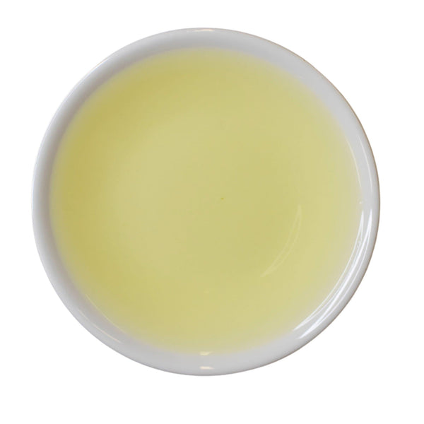 Steeped cup Rice Paddy Genmaicha Japanese roasted rice green tea
