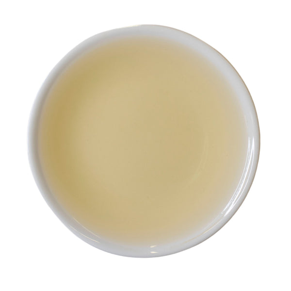 Steeped cup Ginger Root herbal tea