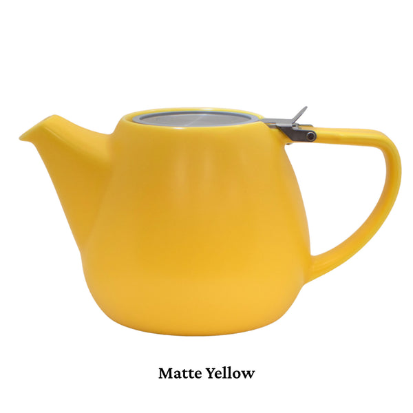 32oz Jupiter Teapot Matte Yellow