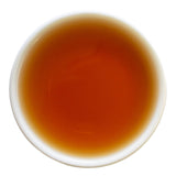 Steeped cup Meridian black tea with rooibos