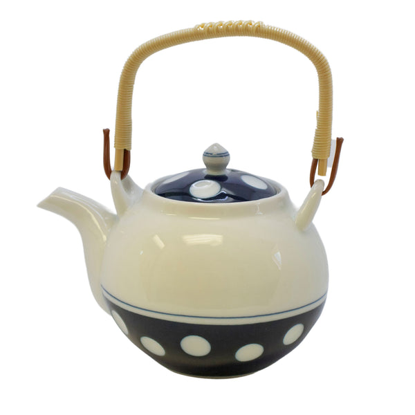 Polka Dot Teapot Japanese Dobin