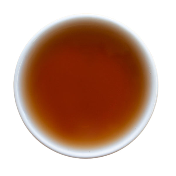 Steeped cup Gardenia Puer ripe puer tea
