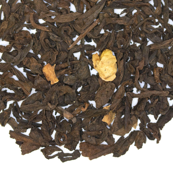 Loose leaf Gardenia Puer ripe puer tea