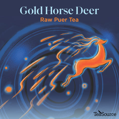 Gold Horse Deer Raw (Sheng) Puer Tea