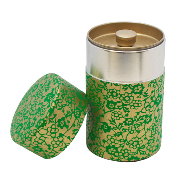 Secret Garden Japanese Washi Tea Tin  - 3.5 oz (100 grams)