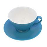 Country Cottage Cup & Saucer - Matte Blue