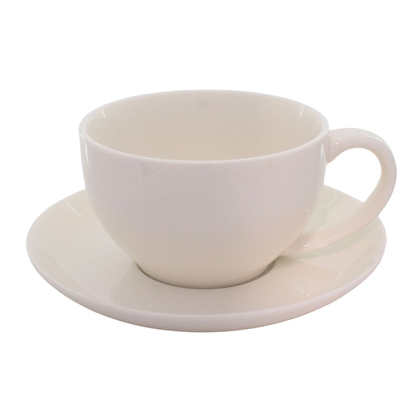 Cricket Cup and Saucer Gloss White