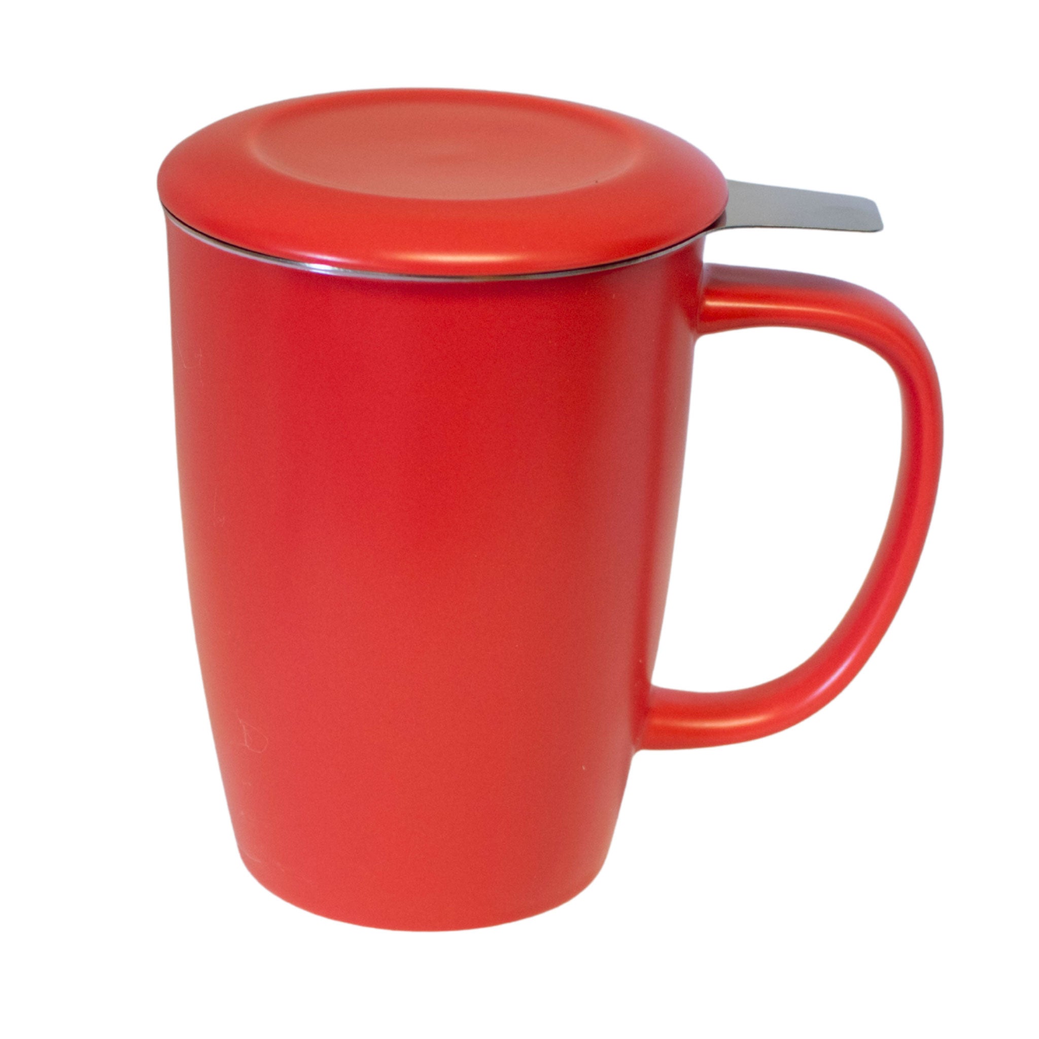 Matte Red Tea Time Infuser Mug