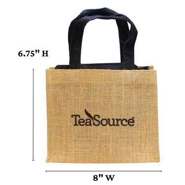 TeaSource Sampler jute gift bag