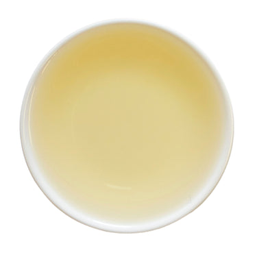 Steeped cup Fibonacci Spiral green tea