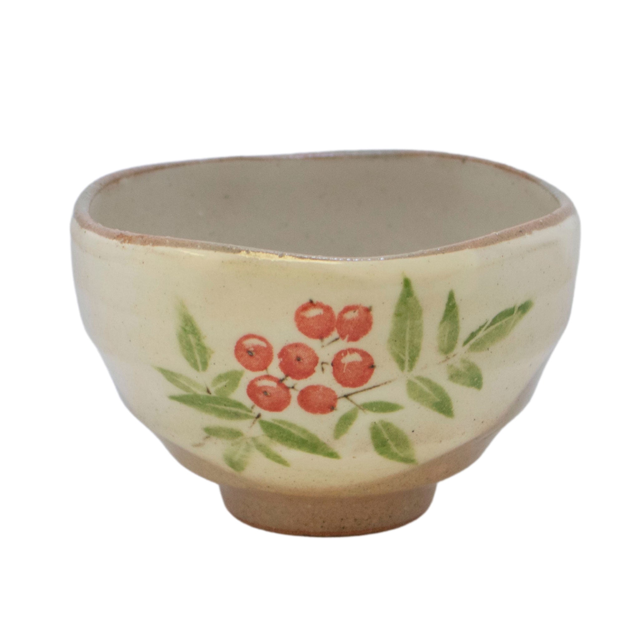 Holly Branch Teacup (Yunomi)