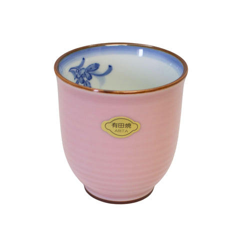 Pink Orchid Teacup (Yunomi)