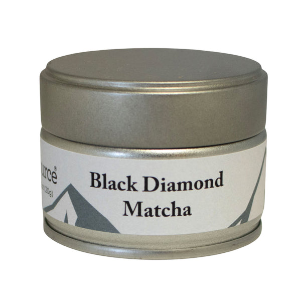 Black Diamond matcha tin