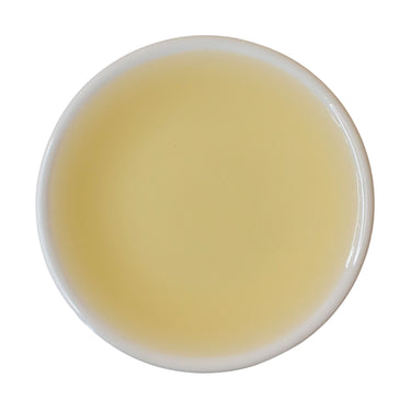 Steeped cup Bluegrass green tea