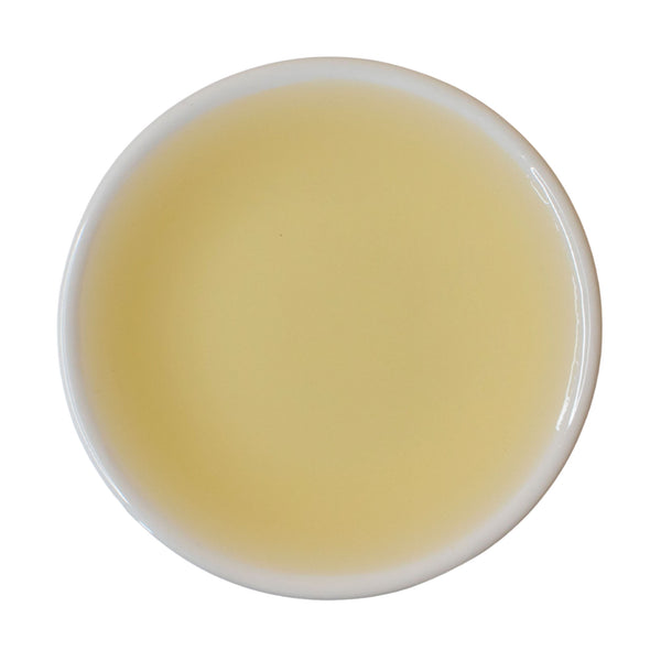 Steeped cup Bluegrass green tea