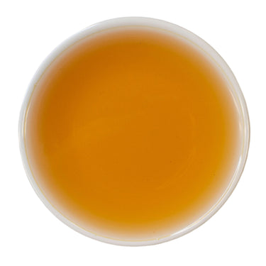 Steeped cup Papaya Peach herbal blend