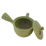 Cream Green Kyusu Teapot 10 oz.