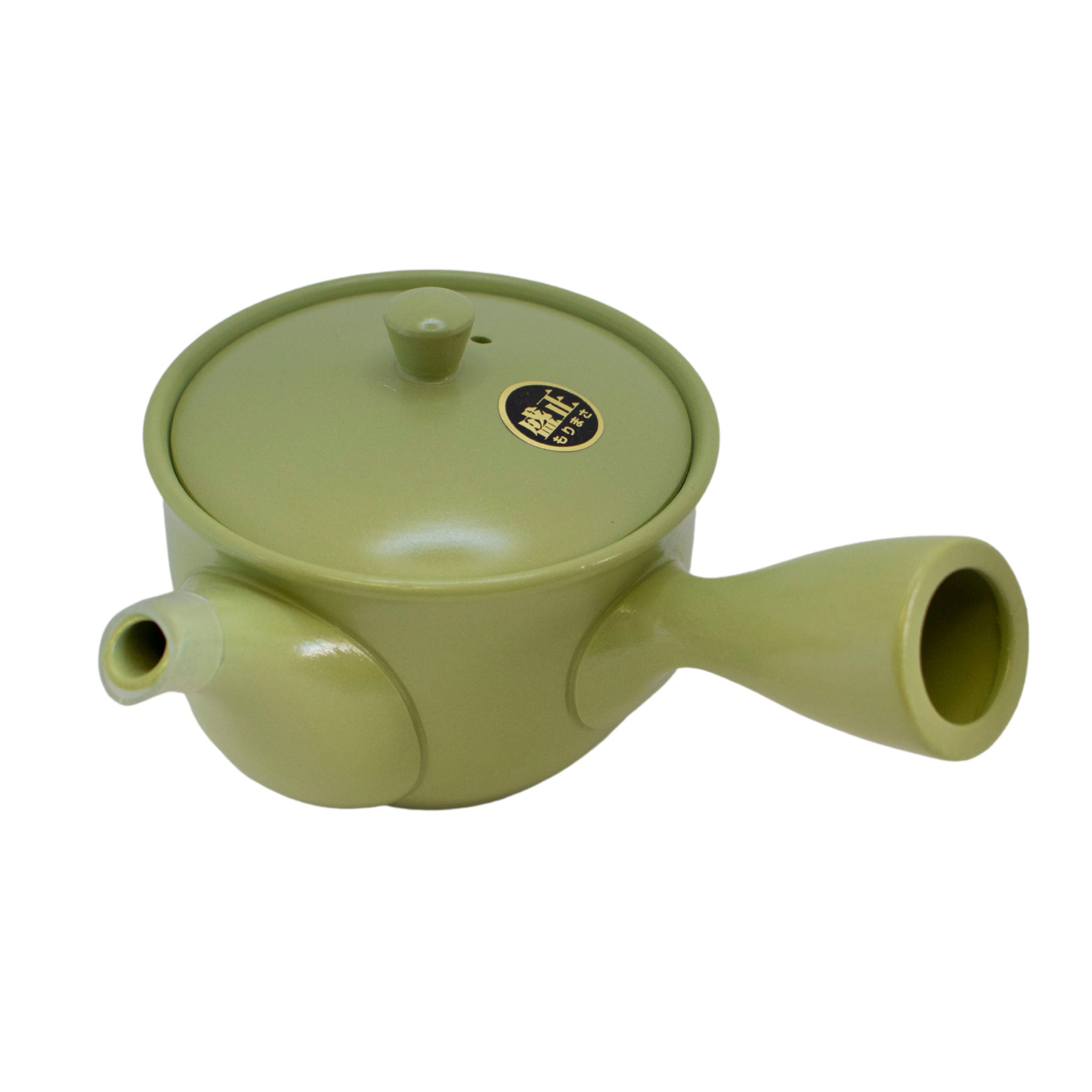 Cream Green Kyusu Teapot 10 oz.