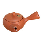 10oz Red Tokoname Teapot Kyusu