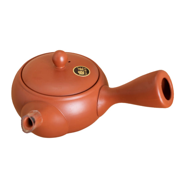 10oz Red Tokoname Teapot Kyusu