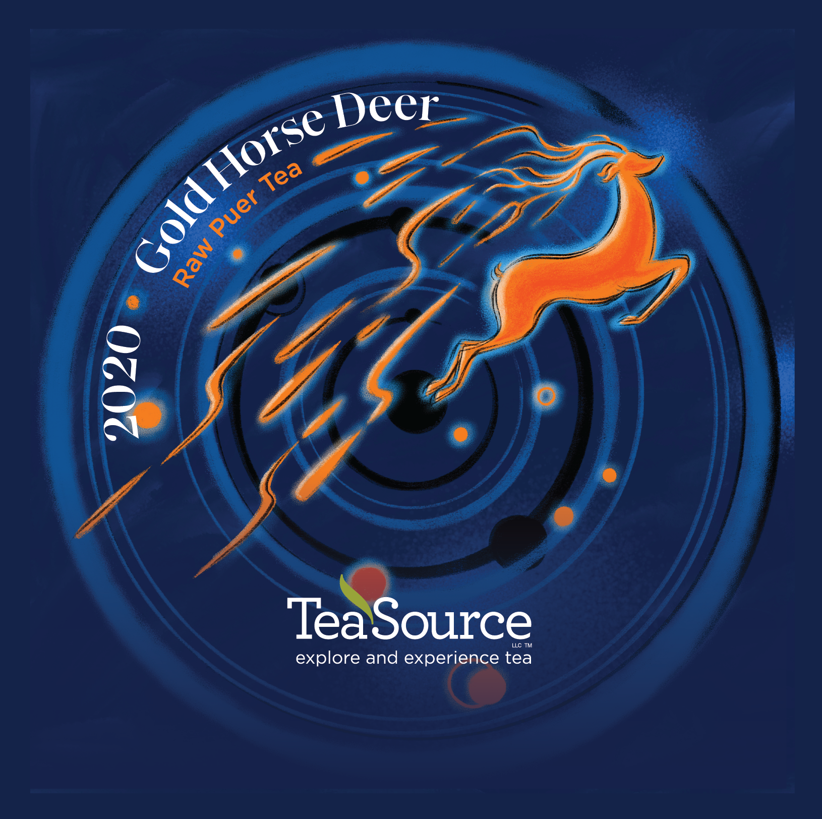 2020 Gold Horse Deer Raw (Sheng) Puer Tea