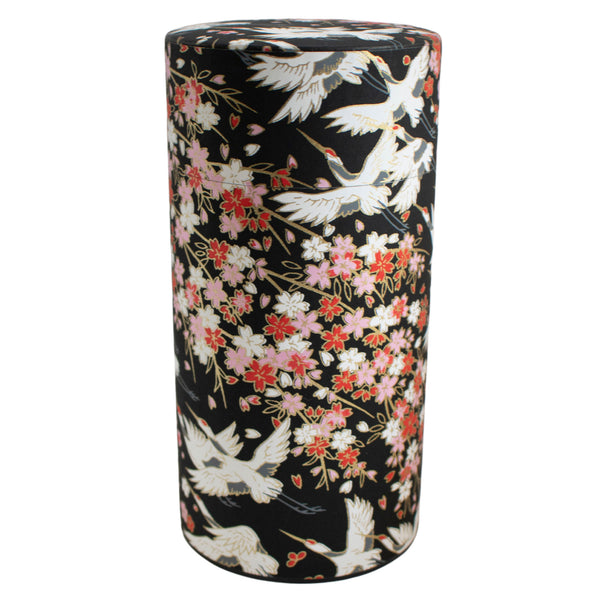 7oz Lucky Crane Washi Tea Tin