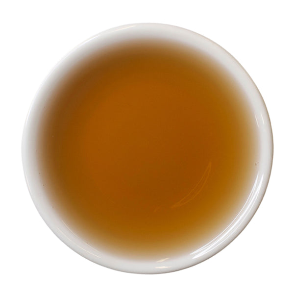 Steeped cup Rock Garden Rou Gui Oolong tea