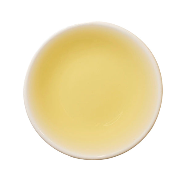 Steeped cup Dragonwell green tea