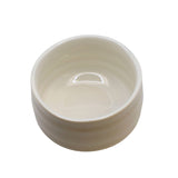 Gloss white matcha bowl (chawan) interior 16 oz. 