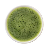 Prepared cup Matcha Usucha green tea powder
