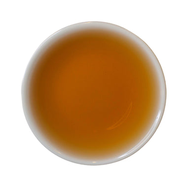 Steeped cup Decaf Roasted Chestnut black tea