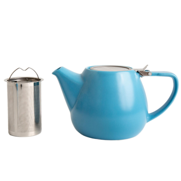 Matte Blue 32 oz Stackable Teapot