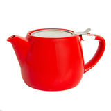 Gloss red 16 oz stackable teapot